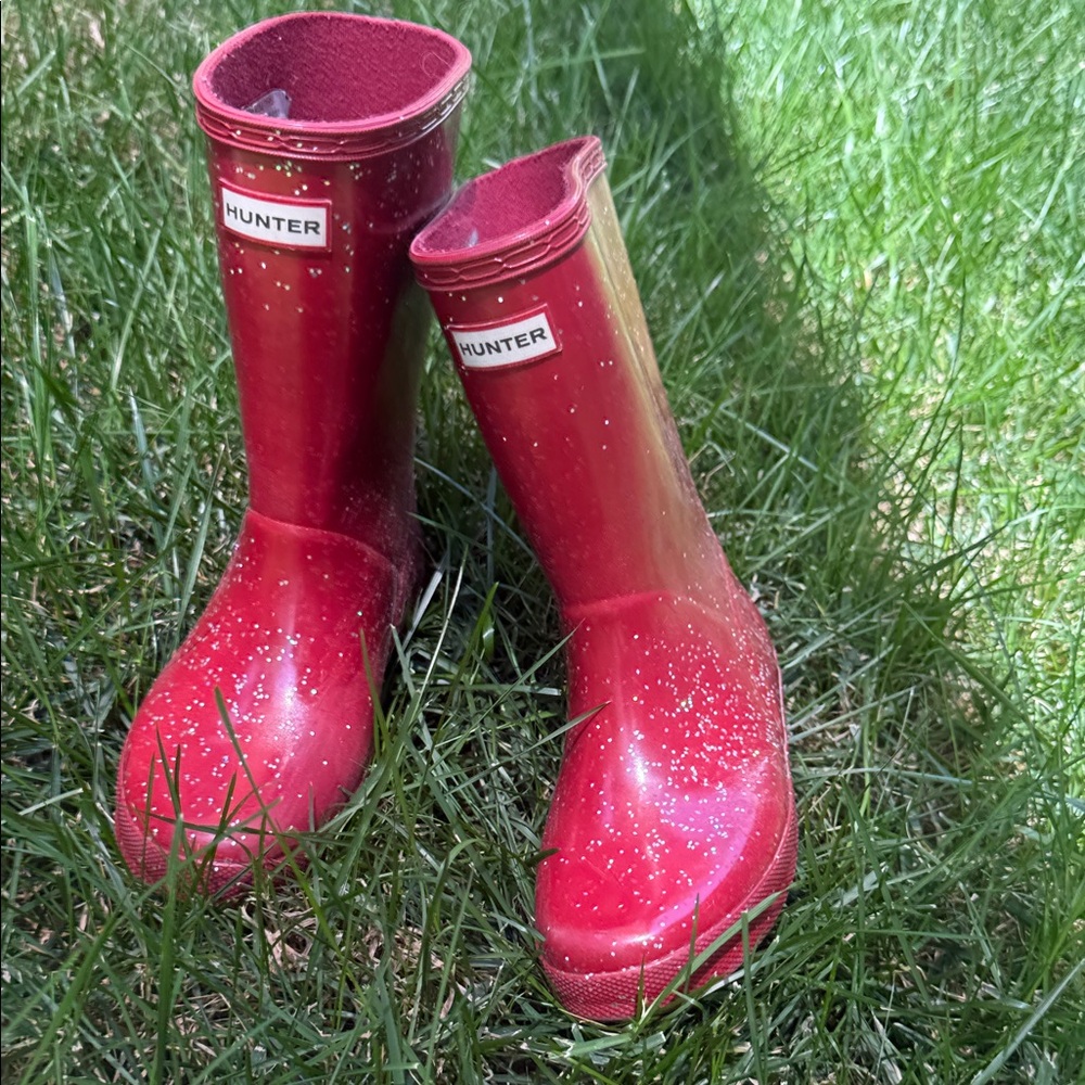 Hunter Vibrant Red Waterproof Boots